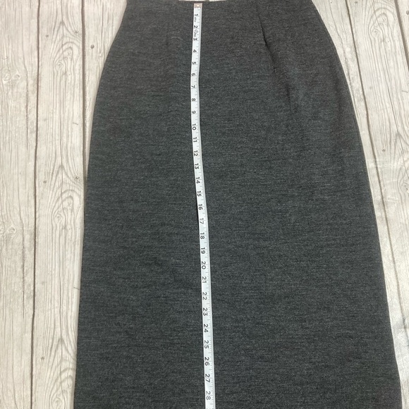 Eileen Fisher Viscose Wool Knit Skirt - Picture 7 of 9